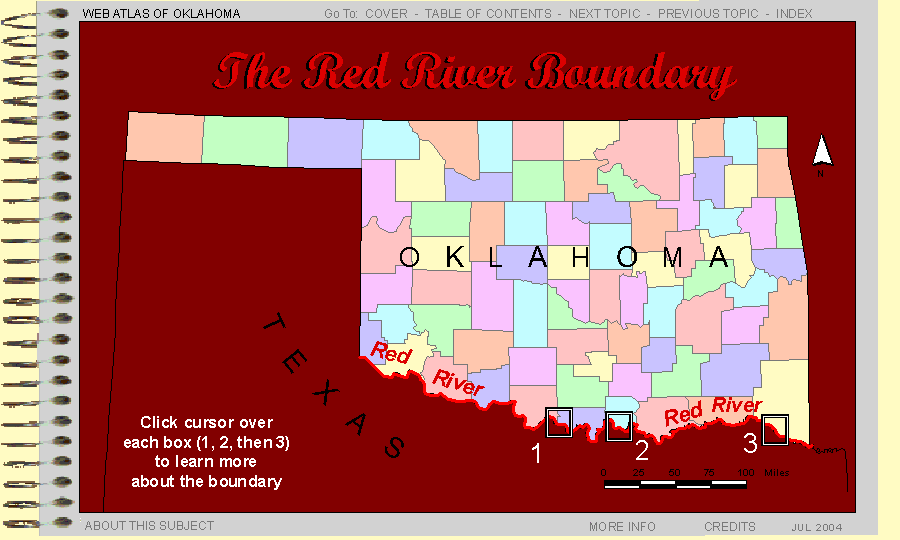 Maps of the Red River Boundary